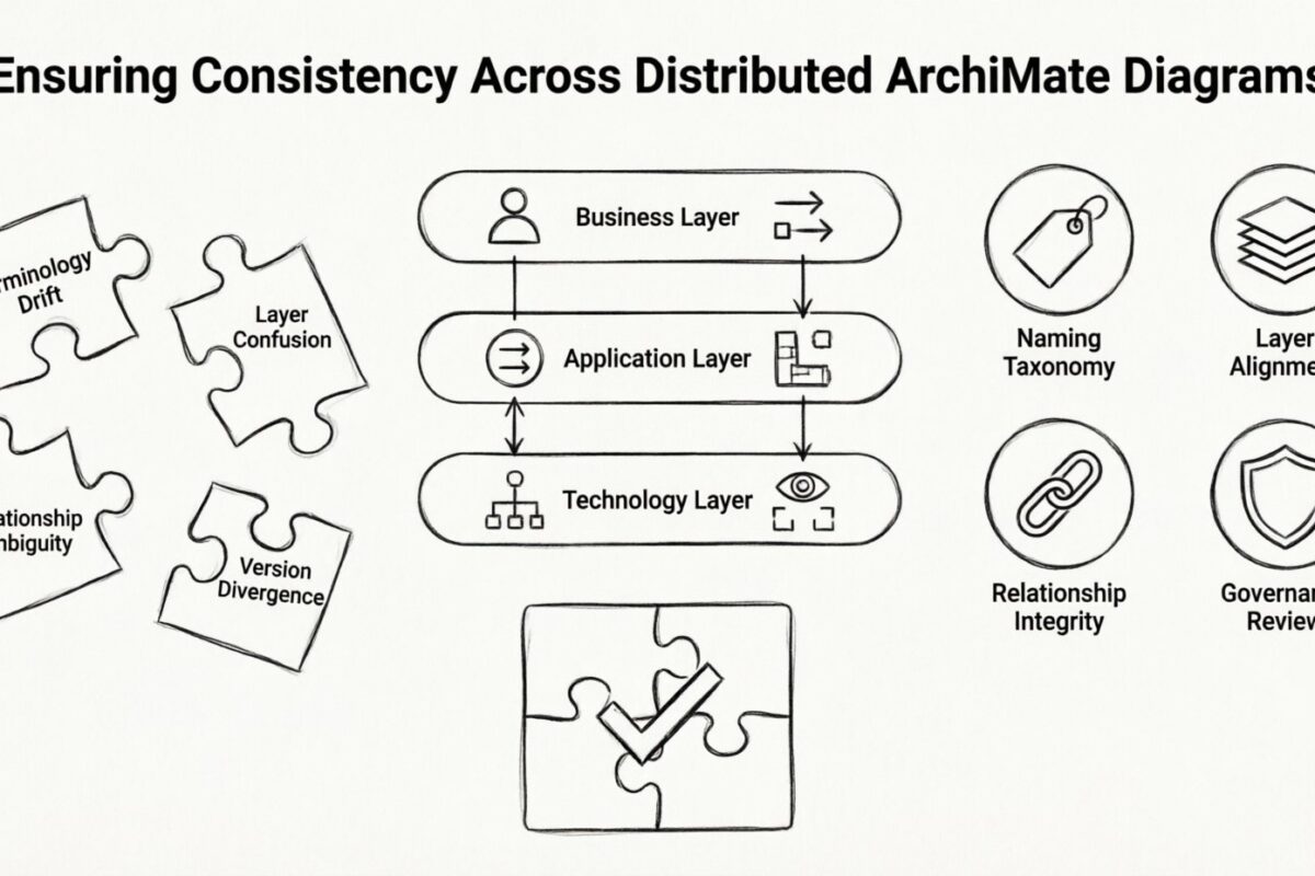 确保分布式ArchiMate图的一致性