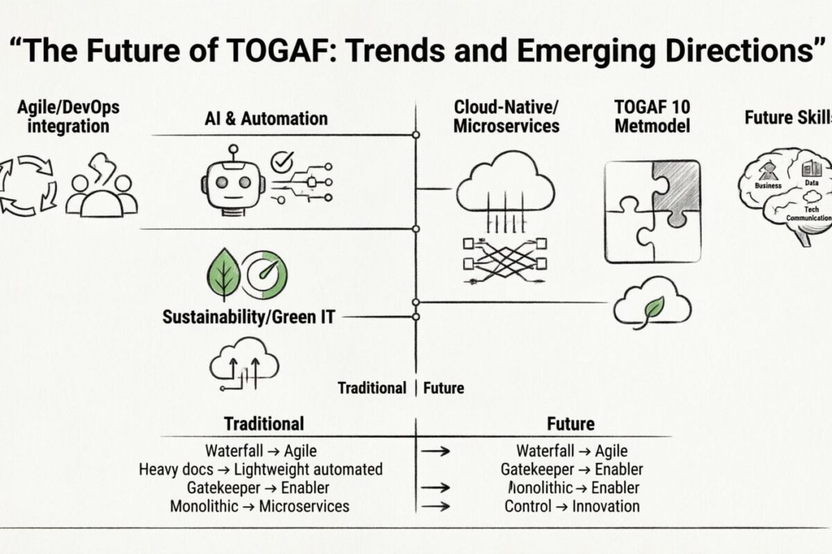 Die Zukunft von TOGAF: Trends und aufkommende Entwicklungen