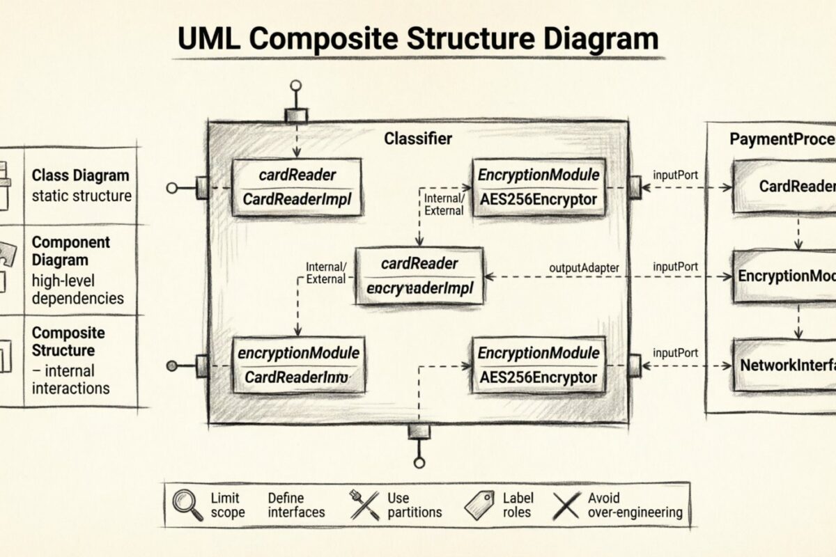 Q&A: Alles, was Sie über UML-Composite-Structure-Diagramme wissen müssen Q&A: Alles, was Sie über UML-Composite-Structure-Diagramme wissen müssen