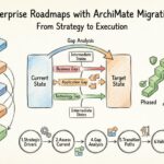 Creación de roadmaps empresariales con conceptos de migración de ArchiMate