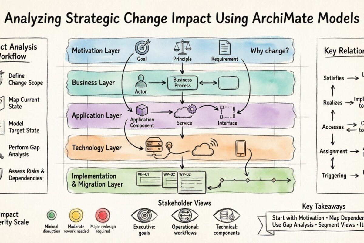 Análisis del impacto del cambio estratégico utilizando modelos ArchiMate