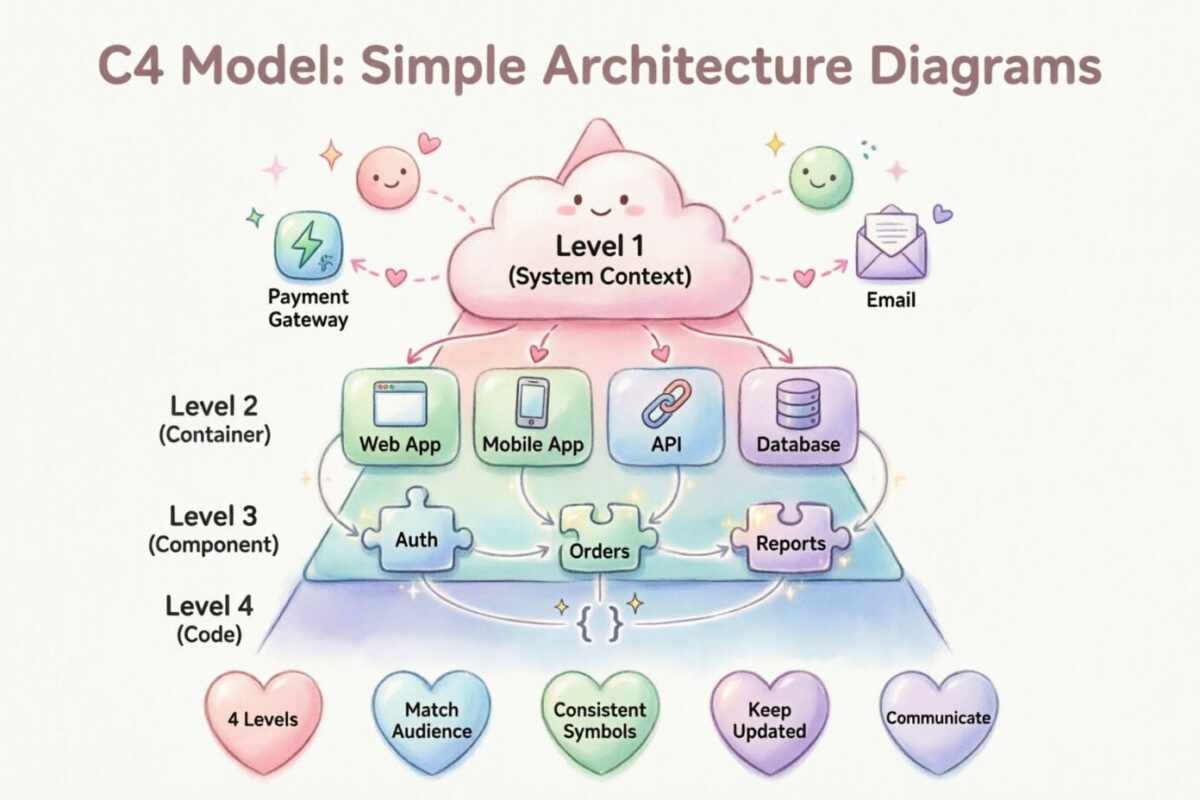 Modelo C4: El arte de los diagramas de arquitectura simples