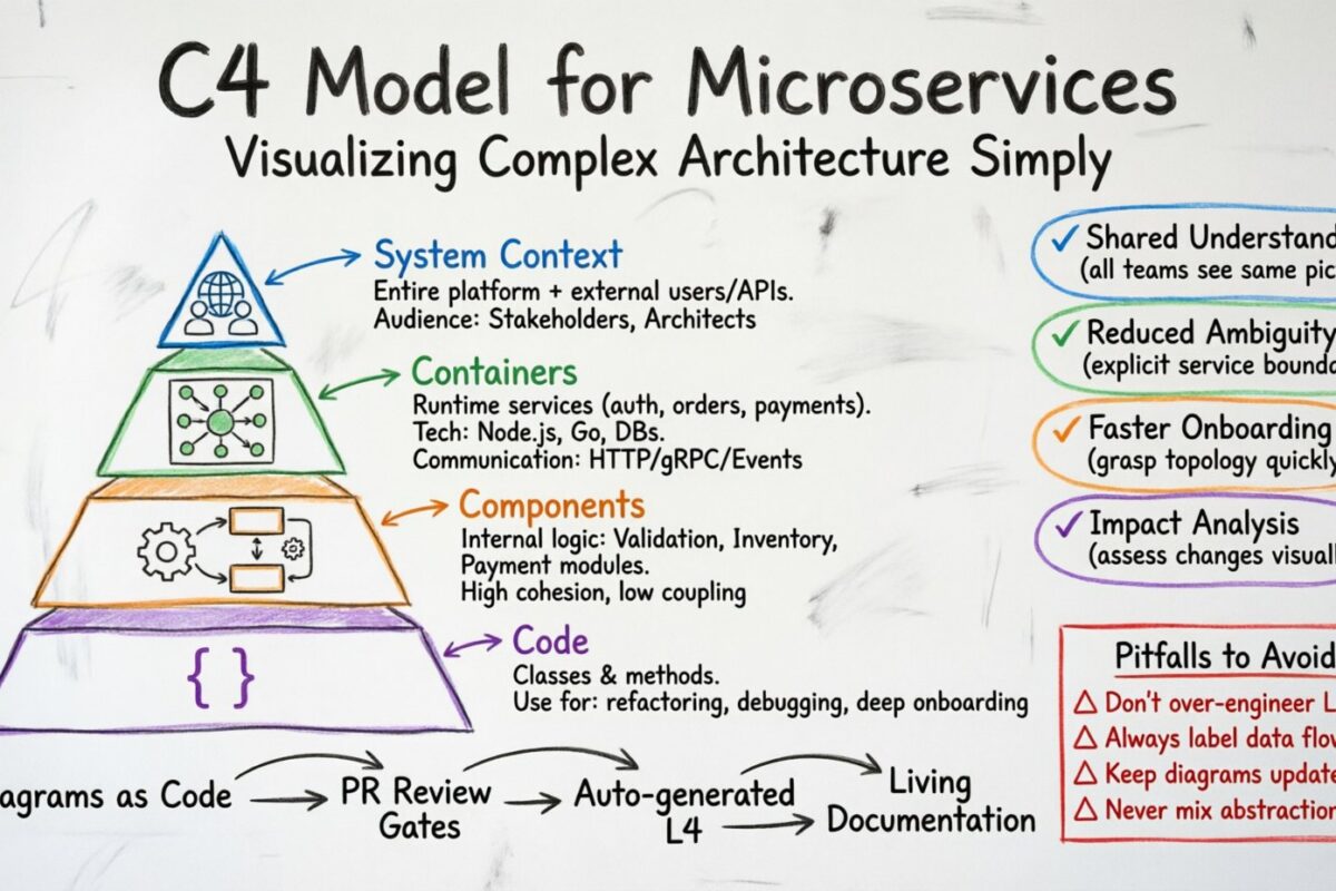 Modelo C4 para microservicios: un enfoque especializado