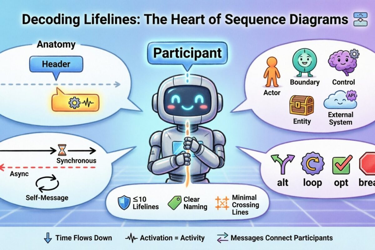 Descifrando las líneas de vida: el corazón de los diagramas de secuencia