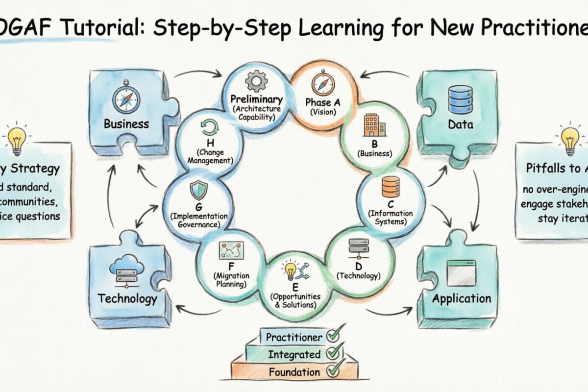 Tutorial TOGAF: Aprendizaje paso a paso para nuevos profesionales