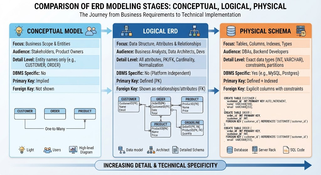 Conectando Negocios y Bases de Datos: La Guía Completa de Diagramas ERD Lógicos con PlantUML