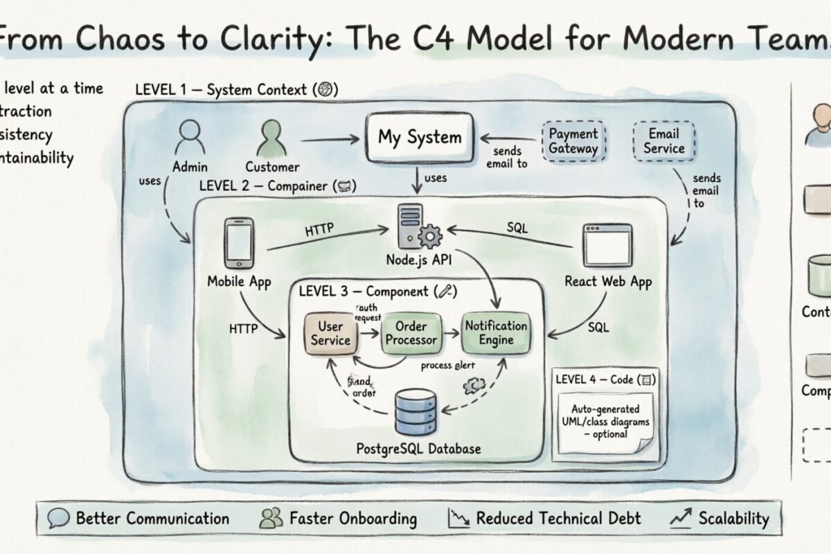 Du chaos à la clarté : présentation du modèle C4 pour les équipes modernes