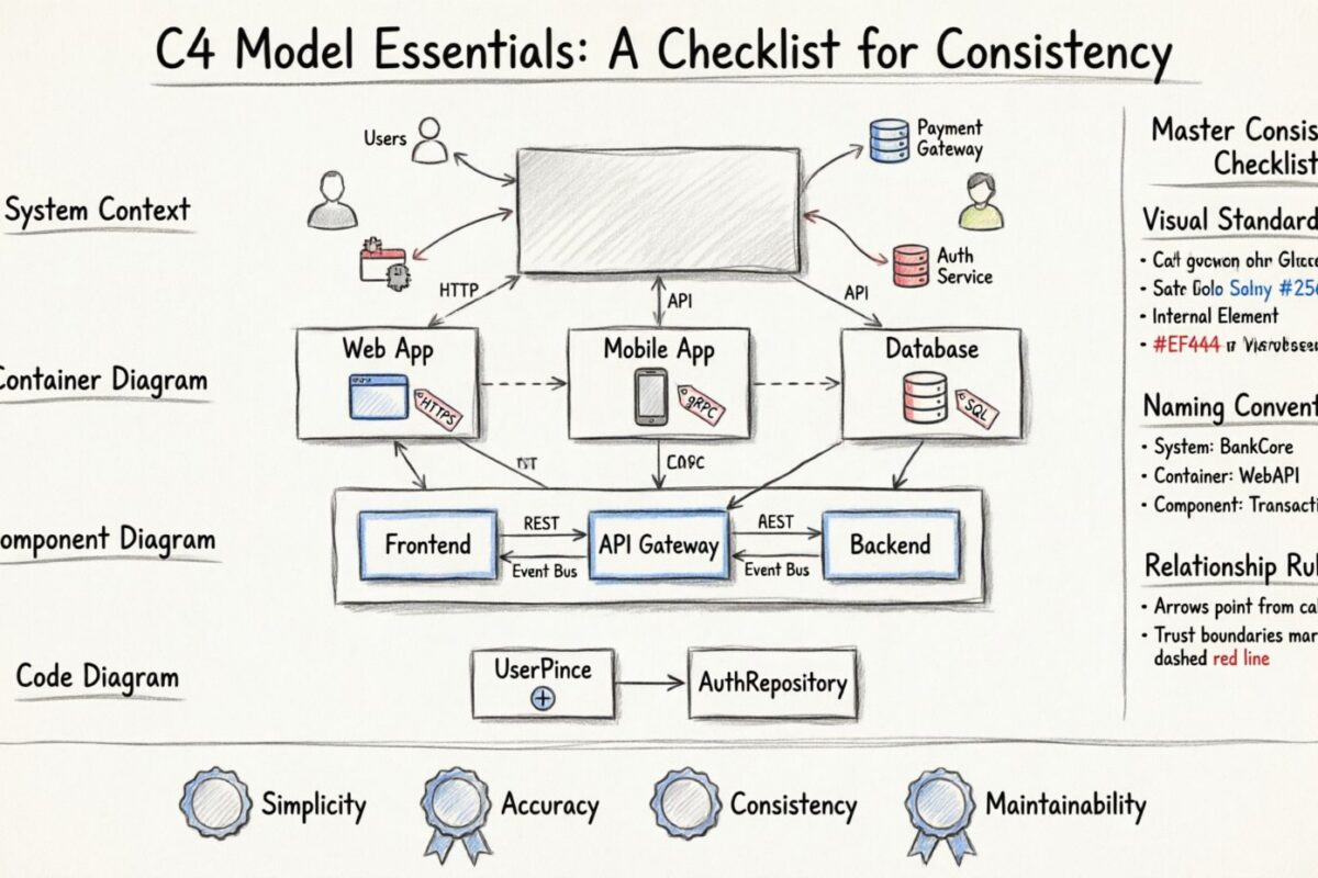 Essentiels du modèle C4 : une checklist pour la cohérence