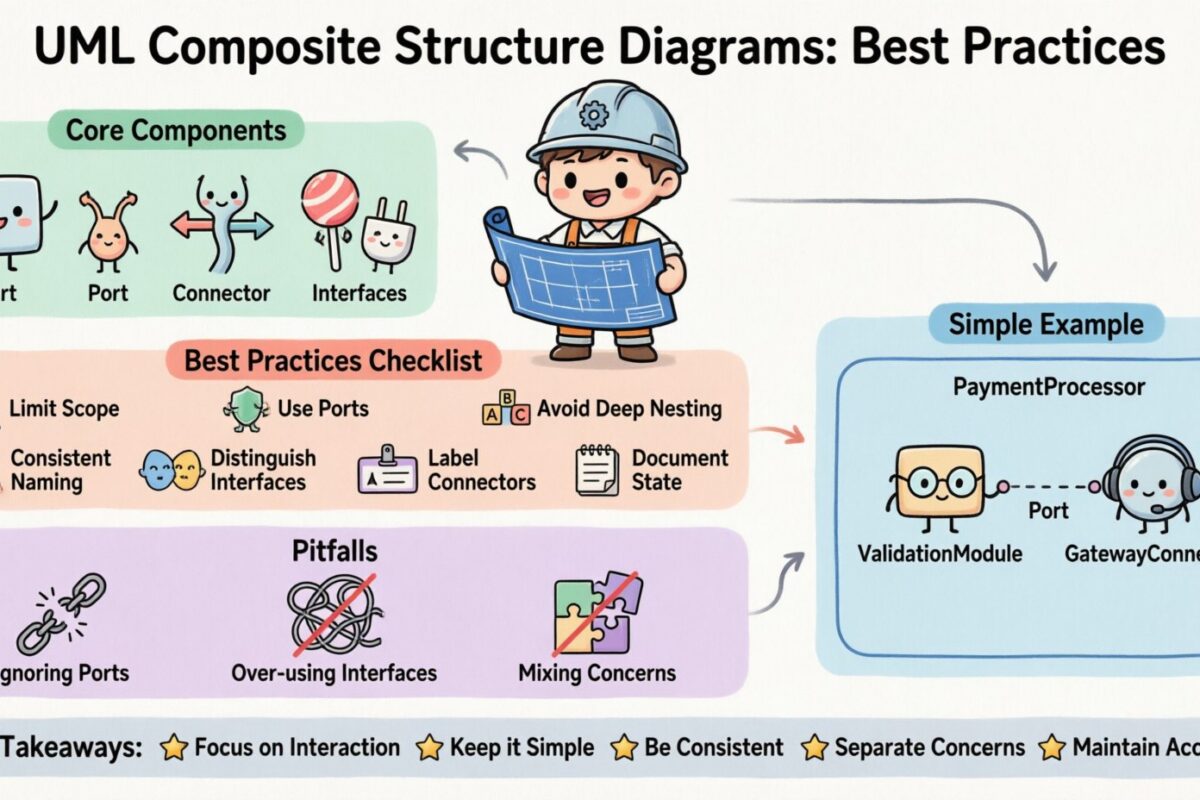 Meilleures pratiques essentielles pour créer des diagrammes UML de structure composite clairs Meilleures pratiques essentielles pour créer des diagrammes UML de structure composite clairs
