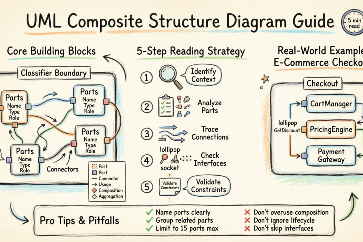 Comment lire un diagramme de structure composite UML en 5 minutes Comment lire un diagramme de structure composite UML en 5 minutes