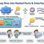 Analyse approfondie des parties imbriquées et des interfaces à l’aide des diagrammes de structure composite UML