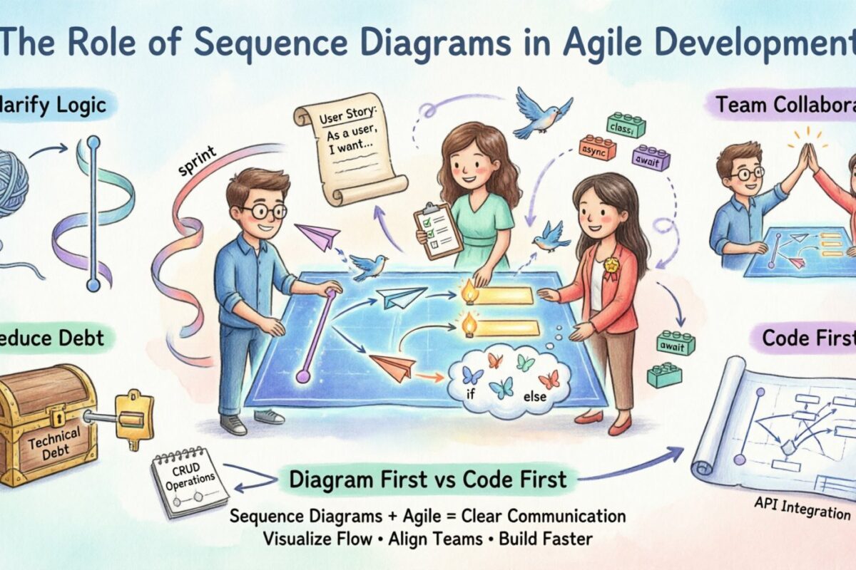 एजाइल विकास में क्रम आरेखों की भूमिका एजाइल विकास में क्रम आरेखों की भूमिका
