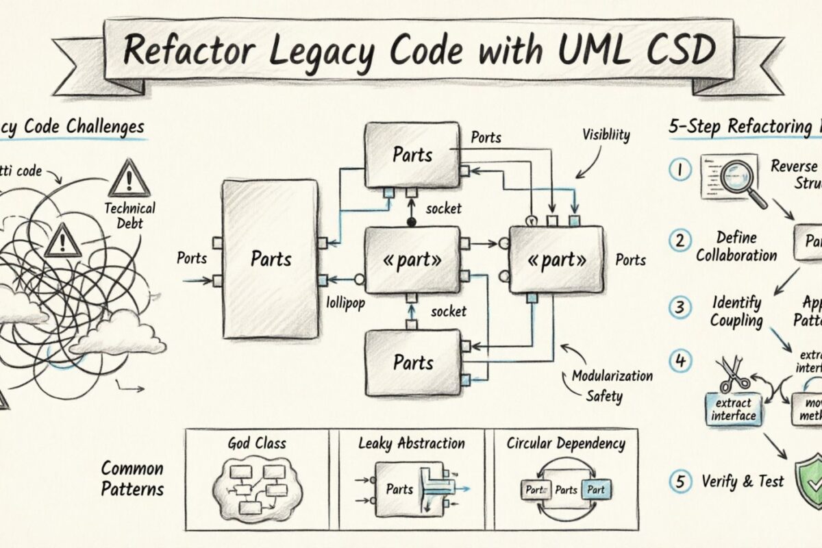 UML複合構造図の助けを借りたレガシーコードのリファクタリング