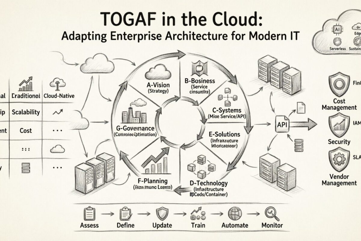 TOGAF w chmurze: dostosowanie architektury przedsiębiorstwa do nowoczesnych rozwiązań IT