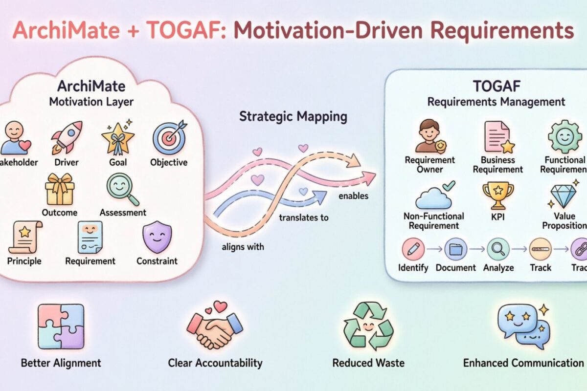 Usando conceitos de motivação do ArchiMate para a gestão de requisitos do TOGAF