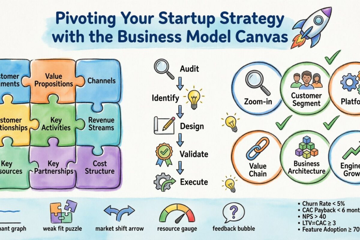 Guia do Canvas do Modelo de Negócio: Pivotando sua Estratégia de Startup