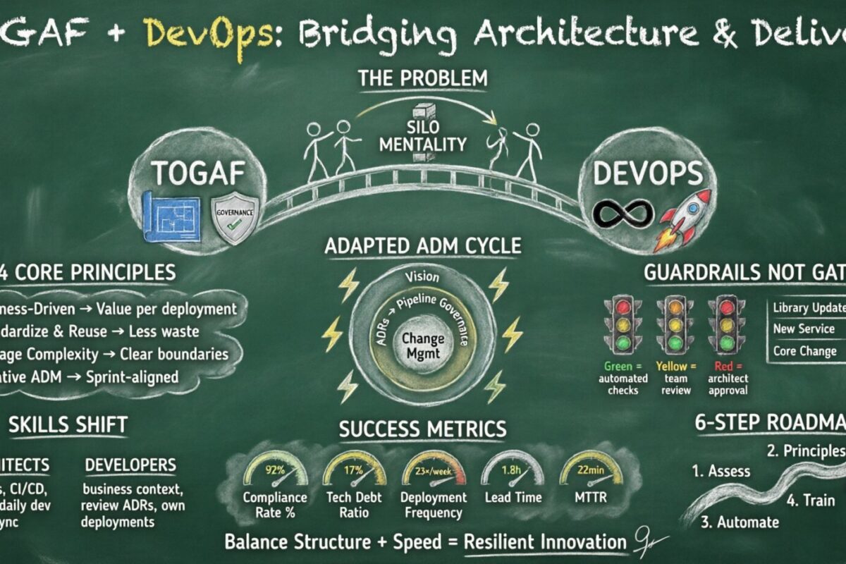 TOGAF e DevOps: Ponteando a Lacuna Entre Arquitetura e Entrega