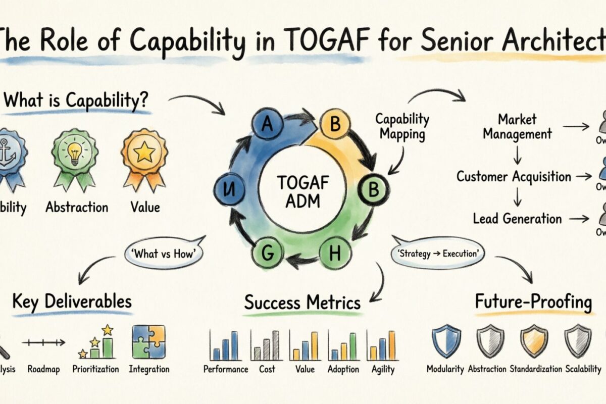 Роль способности в TOGAF для старших архитекторов