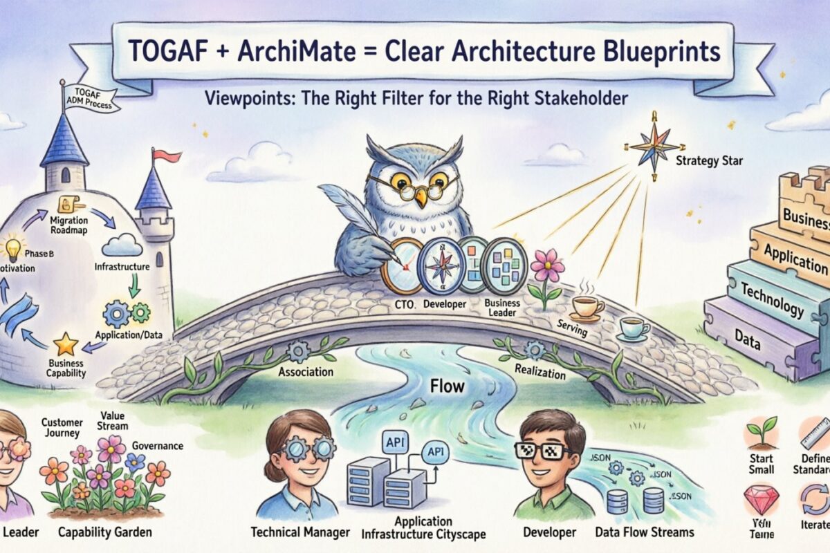 Интеграция точек зрения ArchiMate в определение архитектуры TOGAF