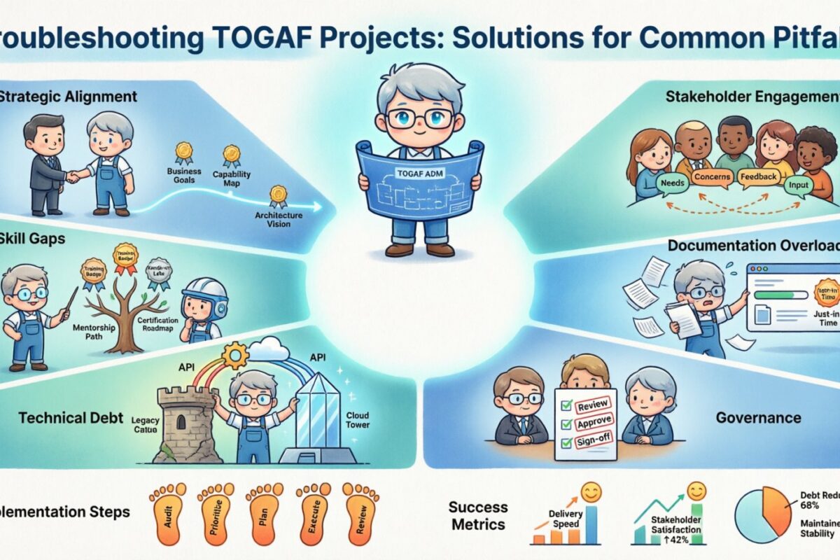 解決 TOGAF 項目問題：常見陷阱的解決方案