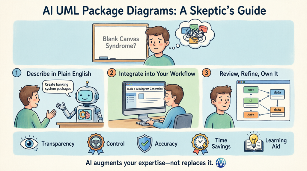 AI UML Package Diagrams: A Skeptic’s Guide to Tools That Actually Work