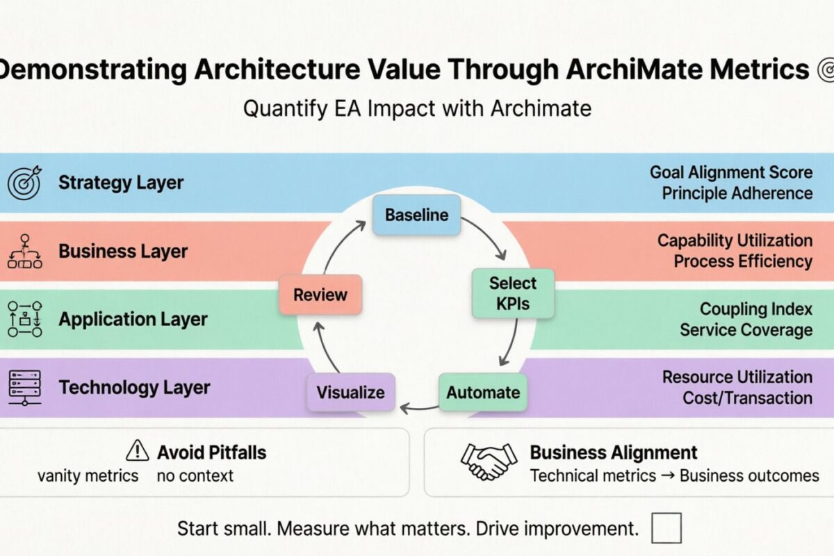 Demonstrating Architecture Value Through ArchiMate Metrics