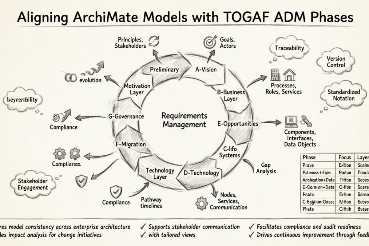 Aligning ArchiMate Models with TOGAF ADM Phases for Seamless Execution