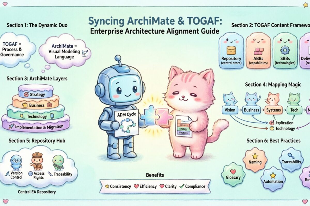 Syncing ArchiMate Deliverables with TOGAF Content Framework