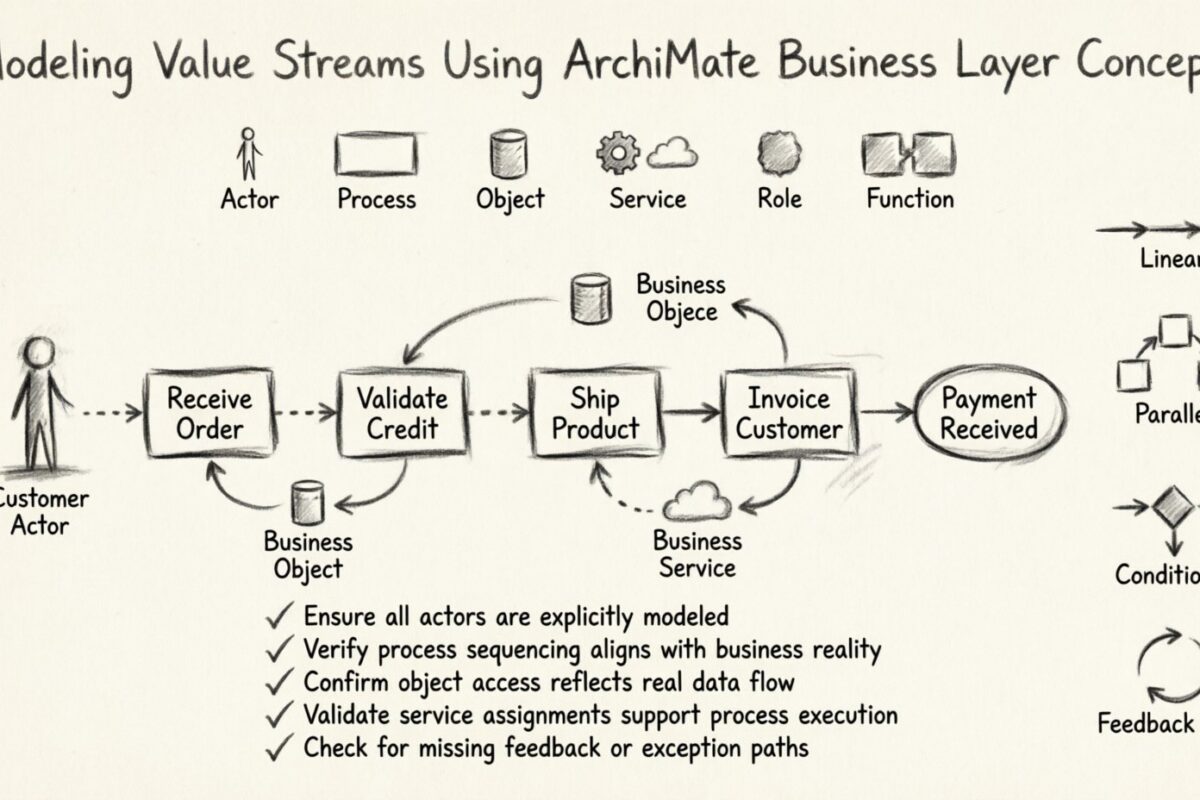 Modeling Value Streams Using ArchiMate Business Layer Concepts Modeling Value Streams Using ArchiMate Business Layer Concepts