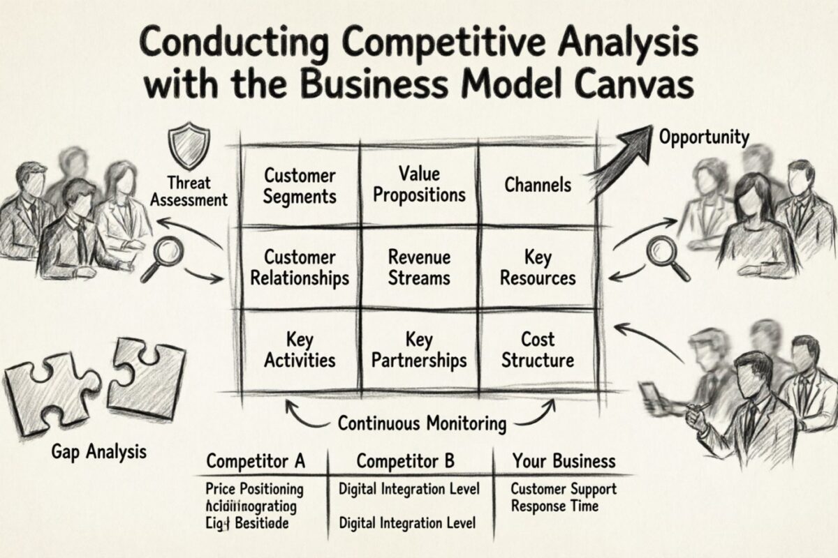 Business Model Canvas Guide: Conducting Competitive Analysis