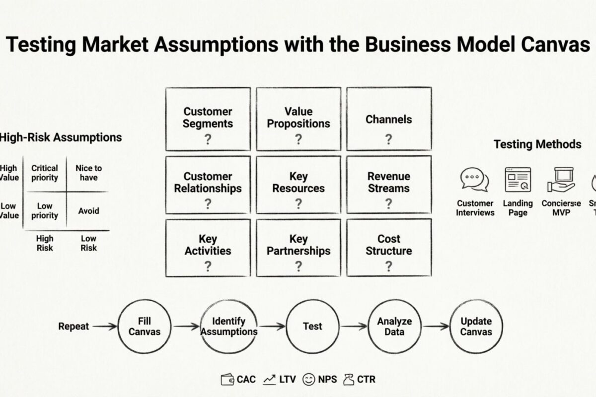 Business Model Canvas Guide: Testing Market Assumptions