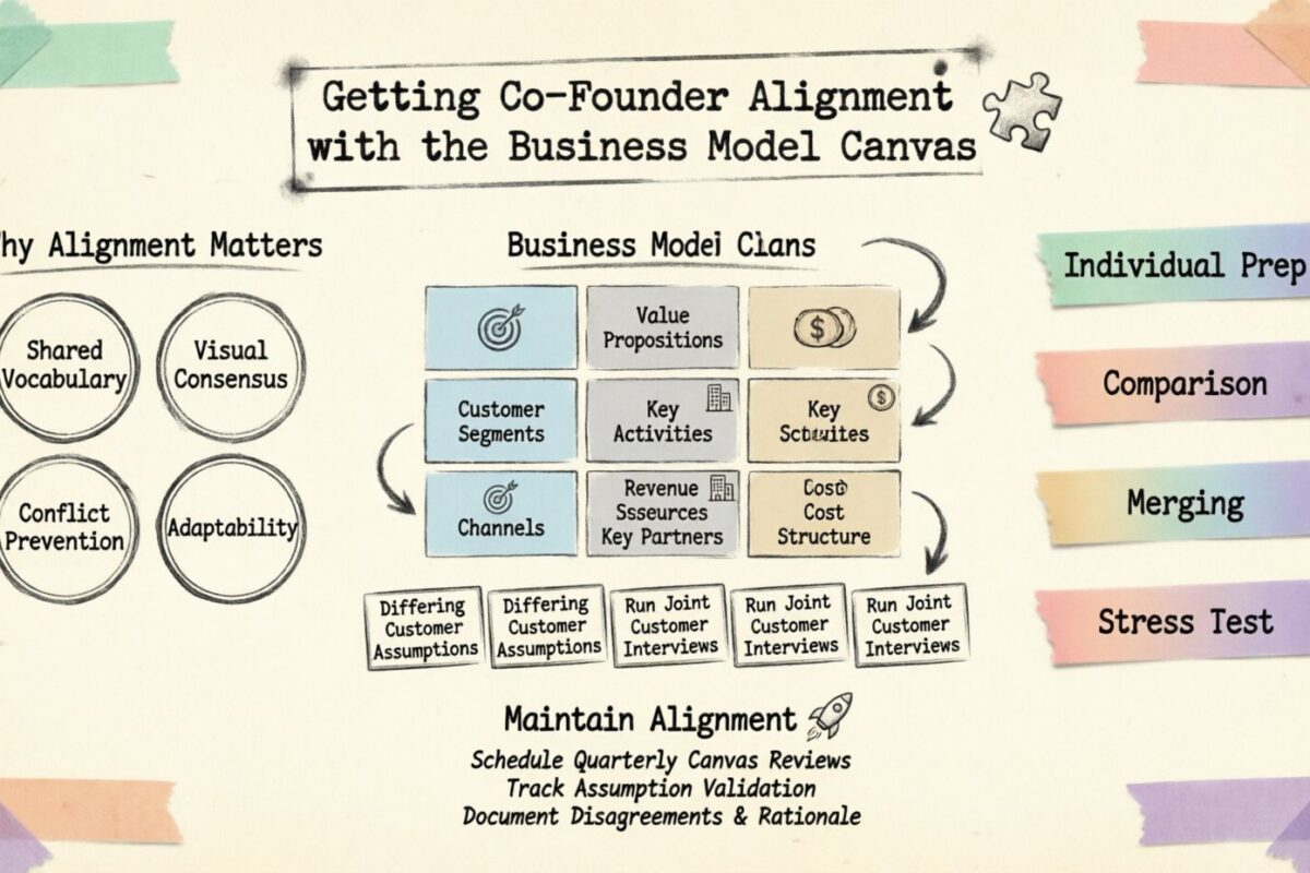 Business Model Canvas Guide: Getting Co-Founder Alignment