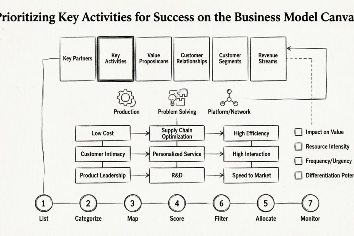 Business Model Canvas Guide: Prioritizing Key Activities for Success