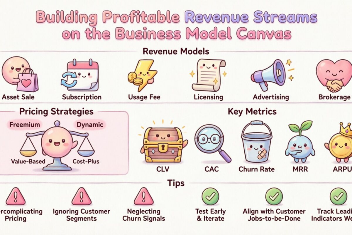 Business Model Canvas Guide: Building Profitable Revenue Streams