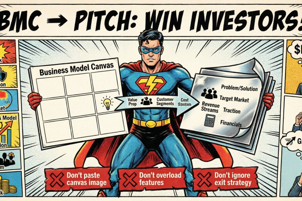 Converting Your Business Model Canvas into an Investor Pitch