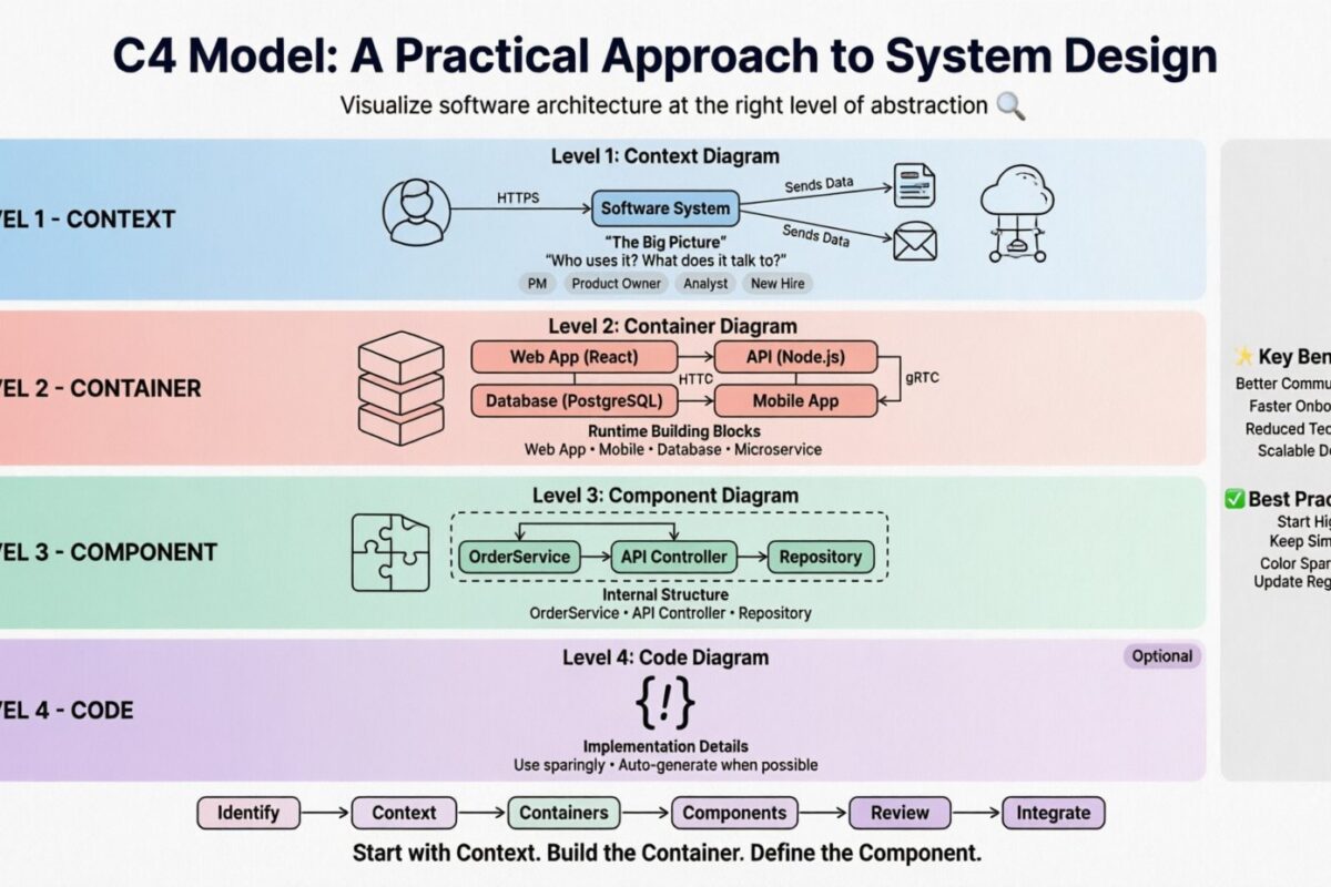 C4 Model: A Practical Approach to System Design C4 Model: A Practical Approach to System Design