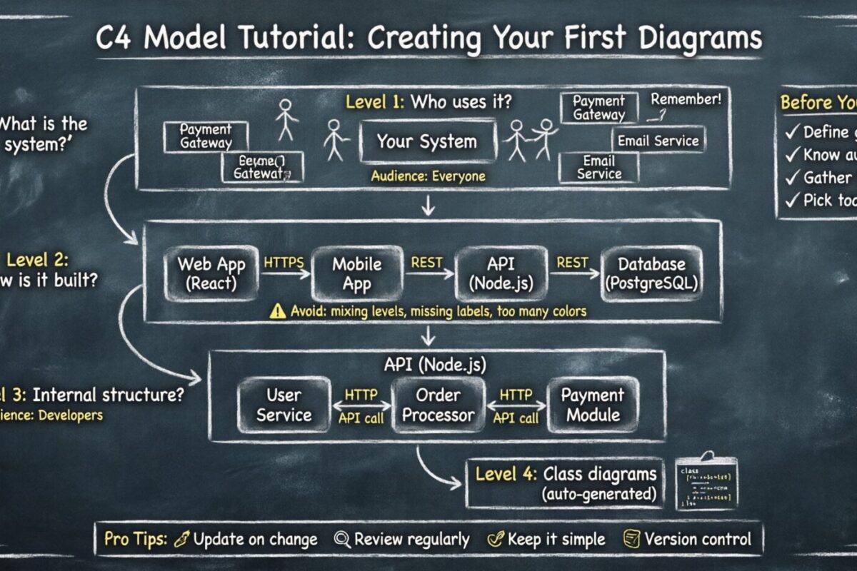 C4 Model Tutorial: Creating Your First Diagrams