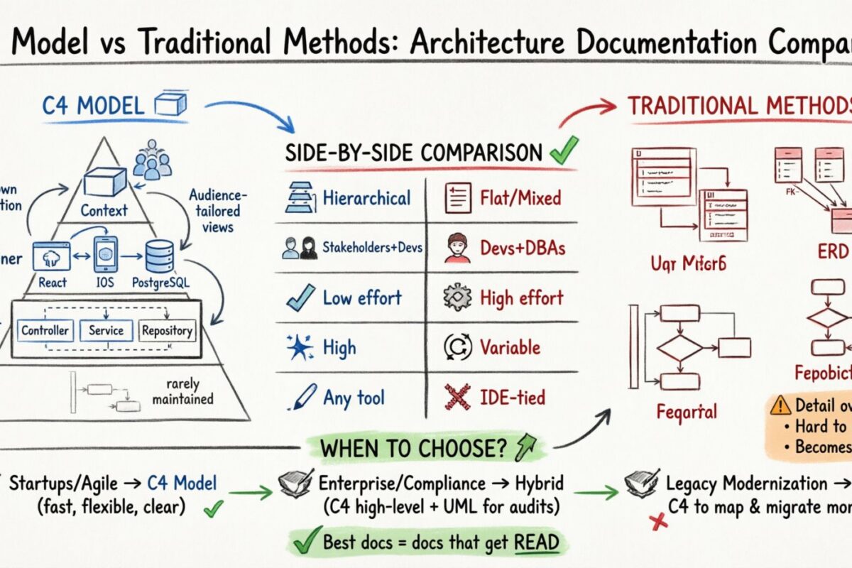 C4 Model vs Traditional Methods: A Honest Comparison C4 Model vs Traditional Methods: A Honest Comparison