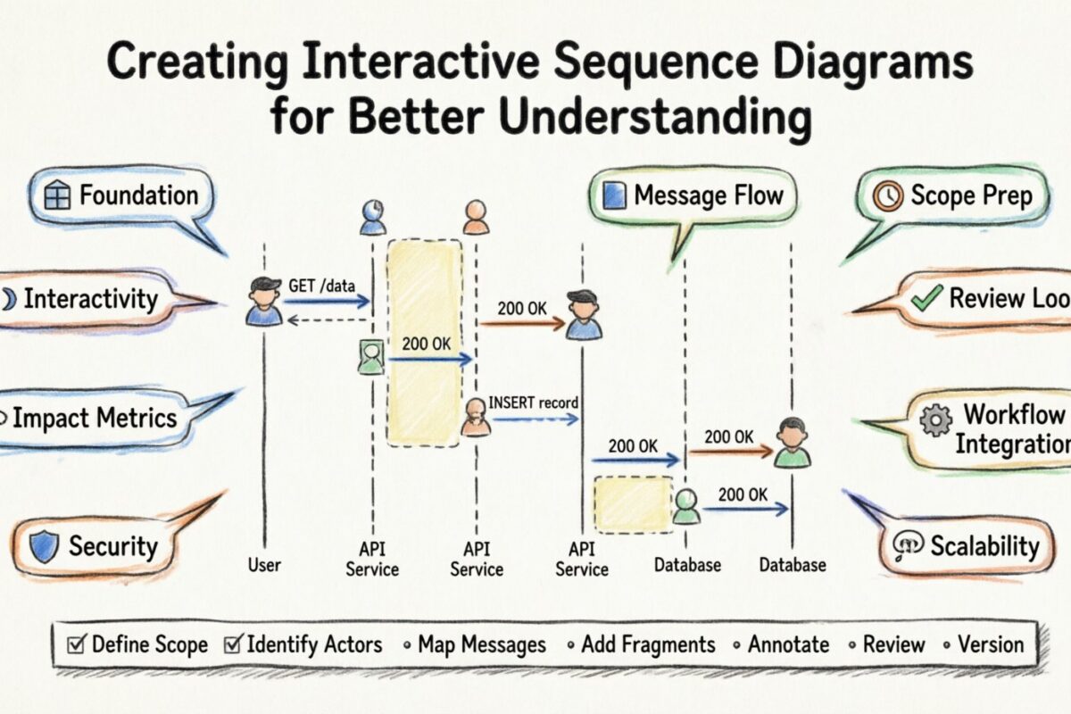Creating Interactive Sequence Diagrams for Better Understanding