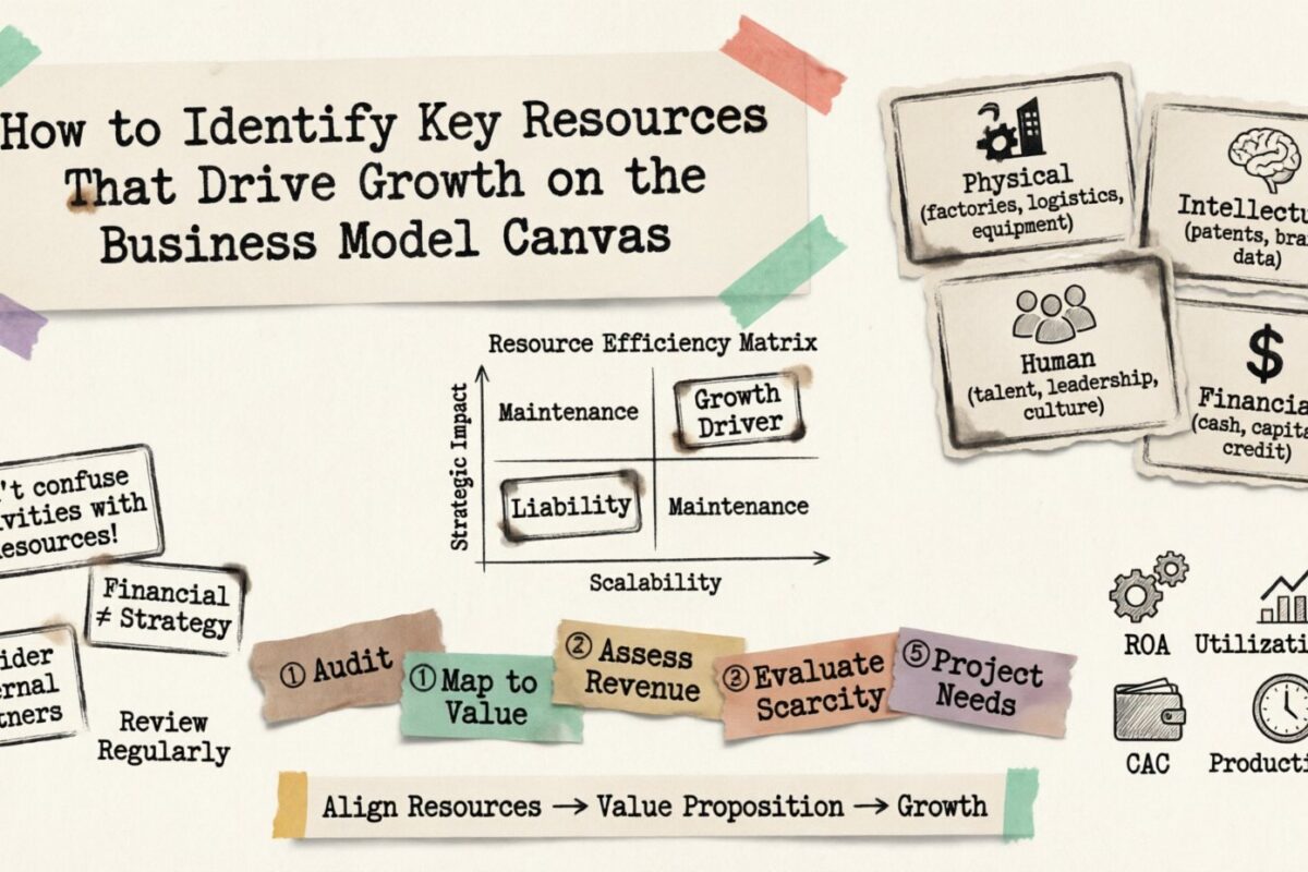 Business Model Canvas Guide: How to Identify Key Resources That Drive Growth