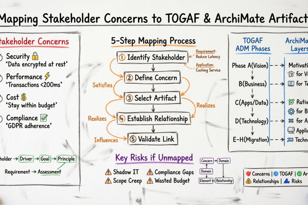 Mapping Stakeholder Concerns to TOGAF and ArchiMate Artifacts Mapping Stakeholder Concerns to TOGAF and ArchiMate Artifacts