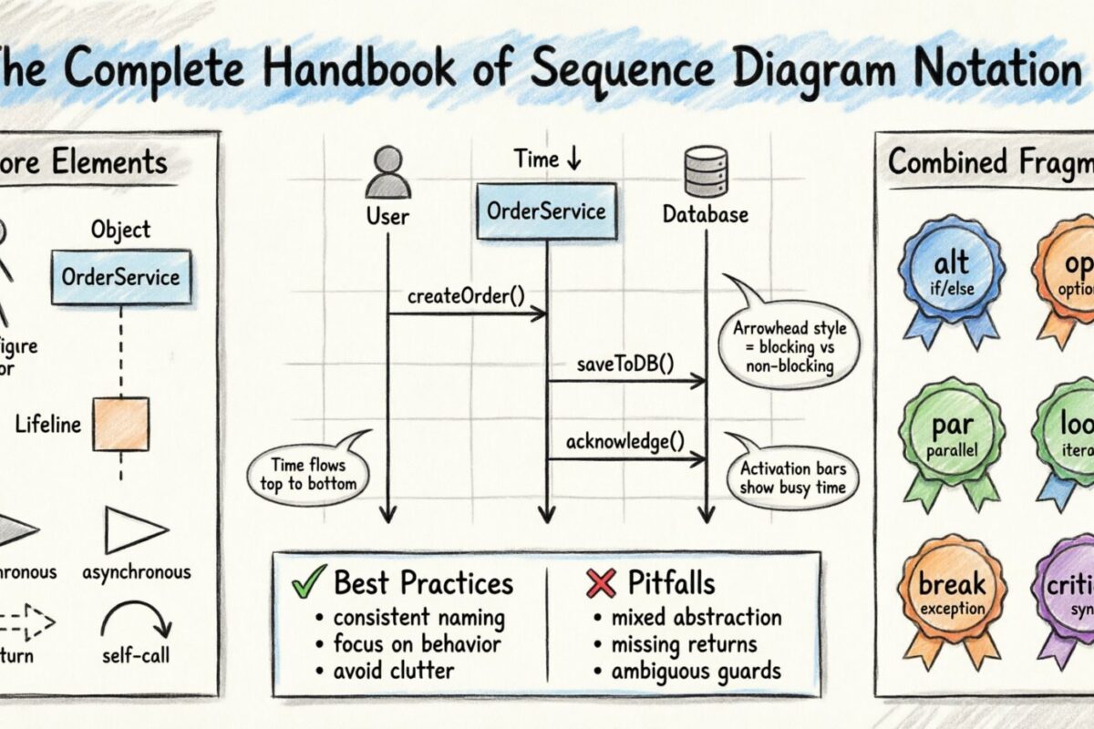 The Complete Handbook of Sequence Diagram Notation