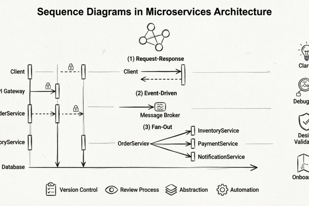 Sequence Diagrams in Microservices Architecture: A Primer