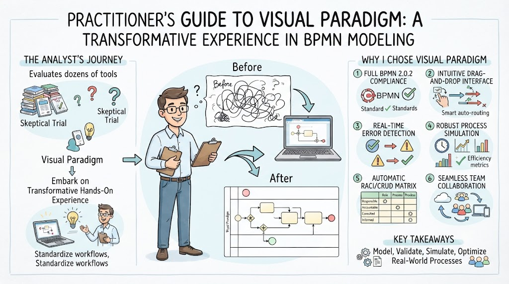 From Chaos to Clarity: My Hands-On Review and Guide to Mastering BPMN with Visual Paradigm From Chaos to Clarity: My Hands-On Review and Guide to Mastering BPMN with Visual Paradigm